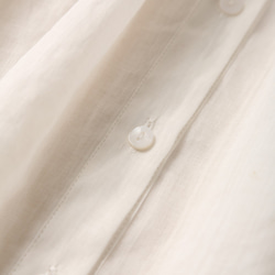 大人のお洒落　風合いリネンブラウス レディース トップス シャツ 半袖 リネン190712-5 5枚目の画像