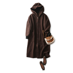 ☆4周年記念キャンペーン☆気取らないお洒落が叶うフード付ウール