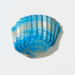 紙の貝殻椀　刷毛（青） 1枚目の画像