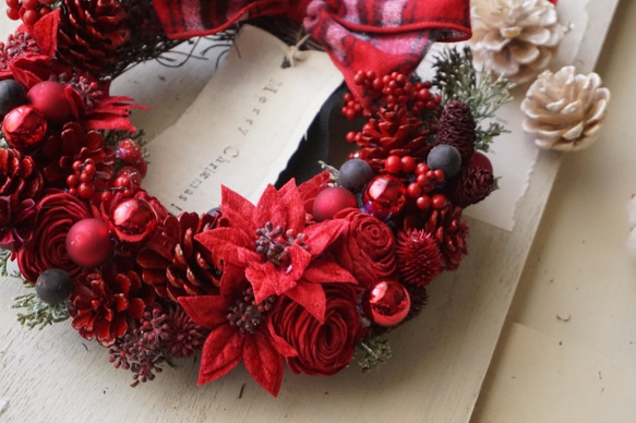 Very Christmas Wreath ベル付/ S size 3枚目の画像