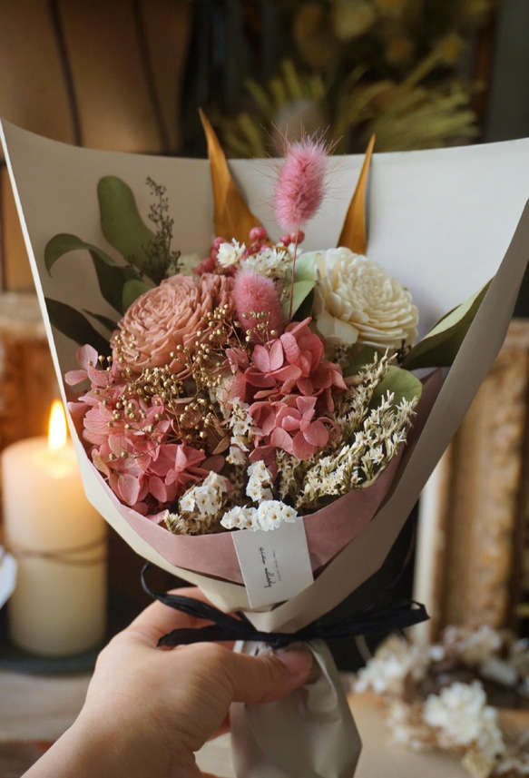 mini bouquet　 Mauve pink  カラー変更可 5枚目の画像