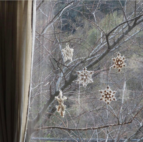 オーナメント　雪の結晶❄️ 3枚目の画像