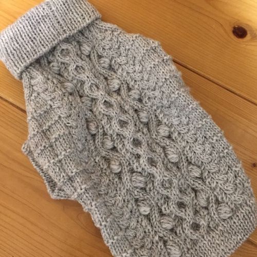 専用】犬服 ハンドメイド アランニット2点 M☆C様❤️秋冬♡くま