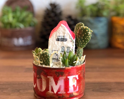 ♡はる様♡ご確認用☆ リメ缶３個セット☆植物柄 ꕤ•ᴗ• 0_61a7aa4cd1691cbcf324b15fd176