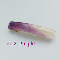 紫陽花色のバレッタ〜flower〜 3枚目の画像