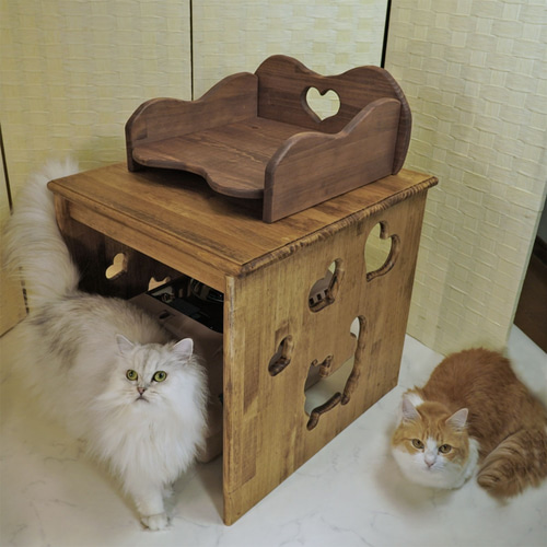 Cats Heart 猫トイレカバー Lサイズ クッション・ベッド youneed