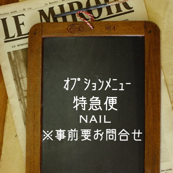 オプションメニュー【特急便】NAIL＊事前要問い合せ 1枚目の画像