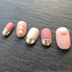 French mirror nail 2枚目の画像