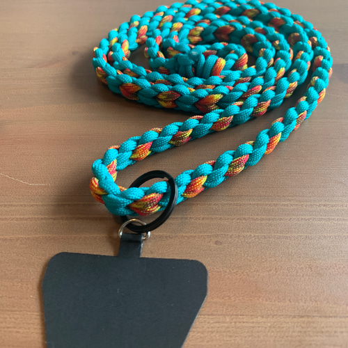 パラコード スマホストラップ スマホホルダー ハンドメイド
