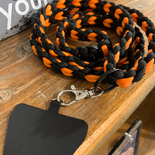 パラコード スマホストラップ スマホホルダー ハンドメイド