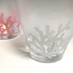 珊瑚グラス（白）※受注生産商品 3枚目の画像