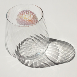 ダリア ワイングラス（ピンク） 4枚目の画像