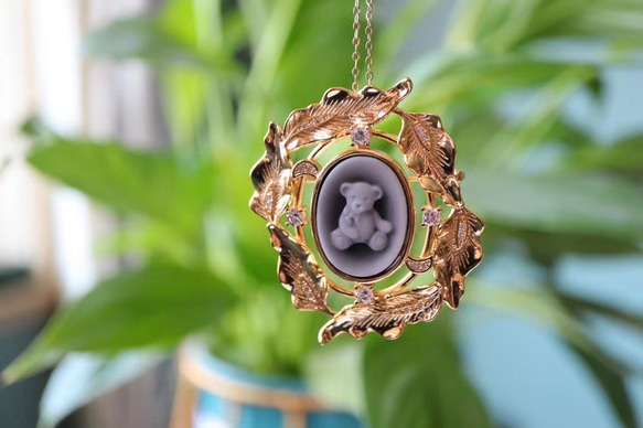 カメオシリーズペンダント、瑪瑙エンボスペンダント ブローチ 玩物得志