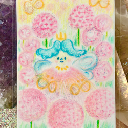 妖精さんの癒しの絵・カードタイプ・御守り用・ヒーリングアイテム 2枚目の画像