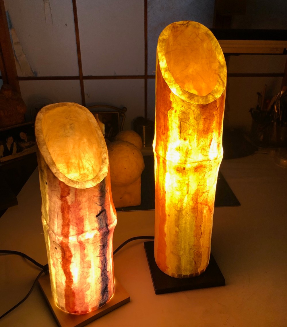 手漉き和紙照明　ほのあかりKAGA 　竹シリーズ