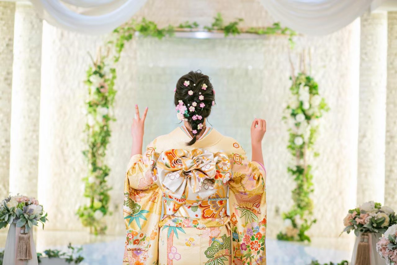 世界に1つだけのつまみ細工アクセサリー