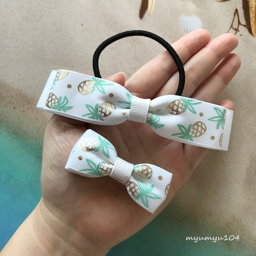 ヘアゴム　ベビーヘアクリップ　編みリボン１〜４ 81QaIlP6LBL._UF350,350_QL50_.jpg