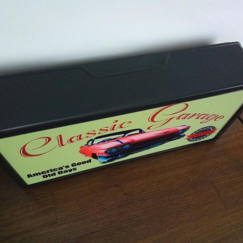 【Lサイズ】ガレージ カーショップ 車 看板 置物 アメリカン雑貨 ライトBOX Lサイズ】クラシック ガレージ アメ車 旧車 カーショップ リペア