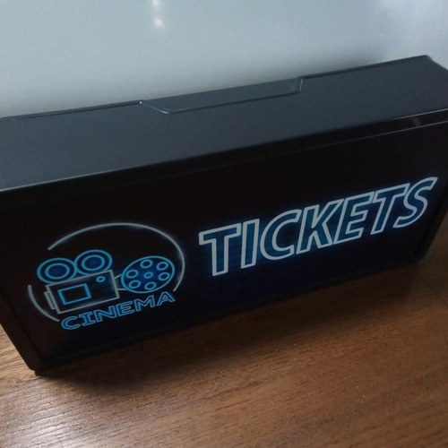 【Lサイズ】映画上映中 シネマ シアター 照明 看板 置物 雑貨 ライトBOX 0_68d780a4c49a5e58083251d02ca4