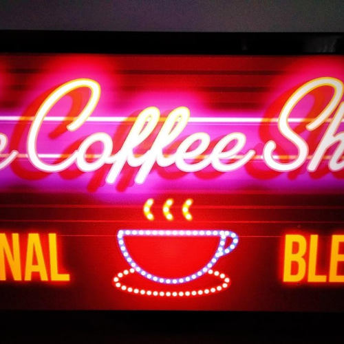 KEY COFFEE 電飾看板 カフェ 飲食店舗用品/KEY COFFEE/キーコーヒー
