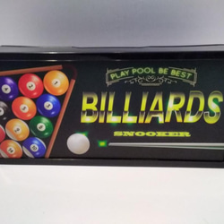 ビリヤード BILLIARDS ナインボール ゲーム 競技 娯楽 サイン 看板 置物 雑貨 LED2wayライトBOX 3枚目の画像