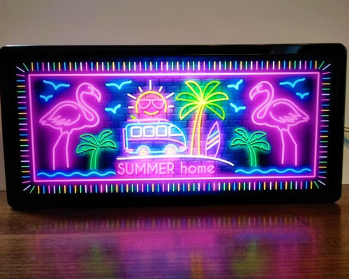 Lサイズ】サーフィン ハワイ サーフクラブ 南国 海 太陽 ヤシの木