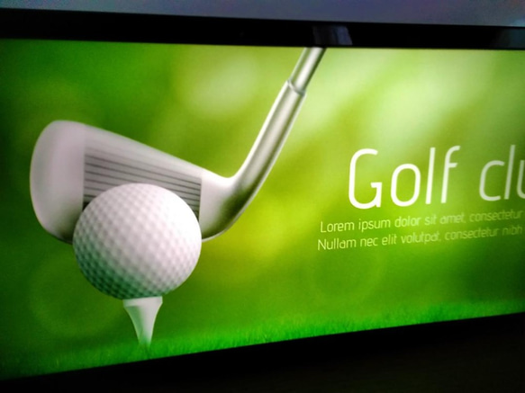 ゴルフ クラブ Golf club パター グリーン ガレージ サイン 看板 置物 雑貨 LED2wayライトBOX 2枚目の画像