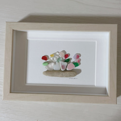 シーグラスアート お正月 干支 立体・オブジェ ma♡ 通販 13158017