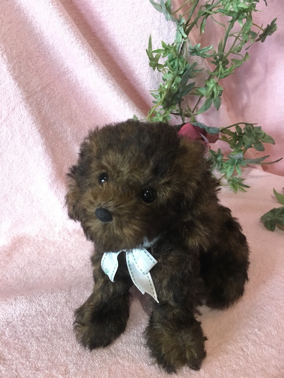 トイプードルぬいぐるみ 高級モヘア製 ぬいぐるみ アトリエ HanaHana