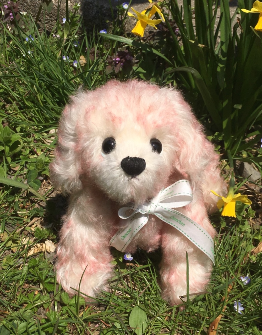 プードル　ぬいぐるみ　アンティーク風 Steiff ☆シュタイフ社ぬいぐるみ プードル 1960年代