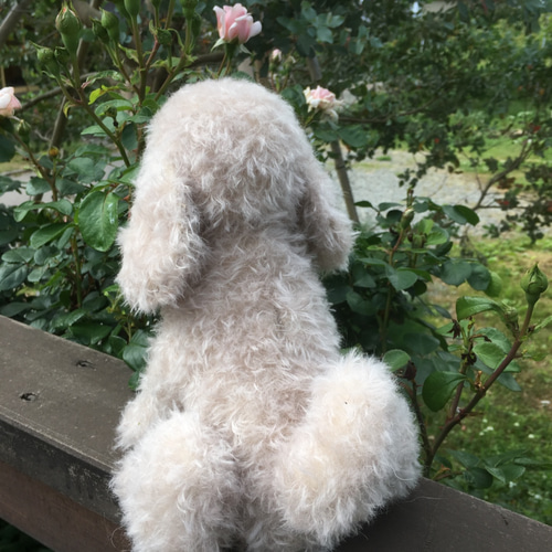 トイプードルぬいぐるみ 高級モヘア製 ぬいぐるみ アトリエ HanaHana