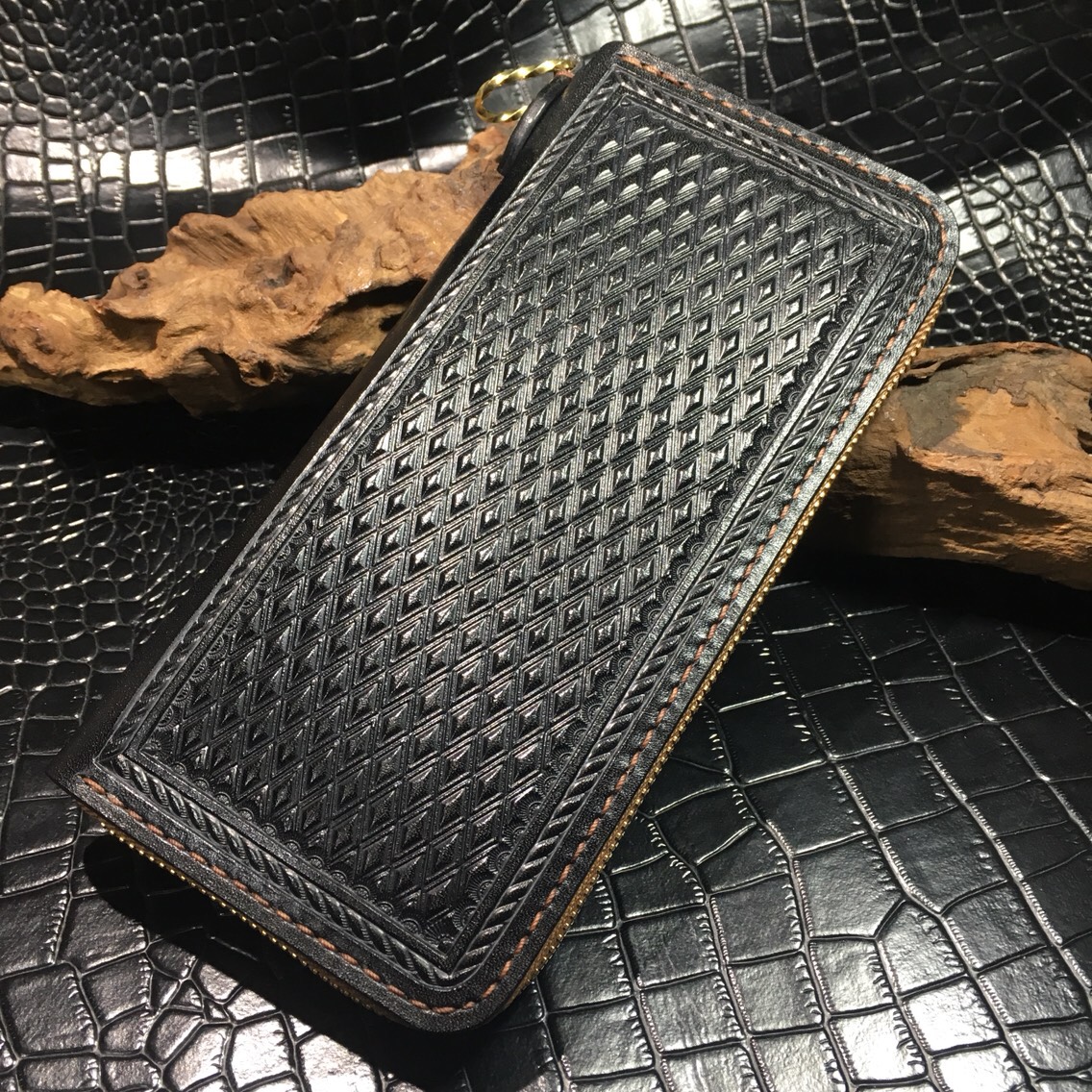 【お好きな色で作れるセミオーダー】 ラウンドジップウォレット