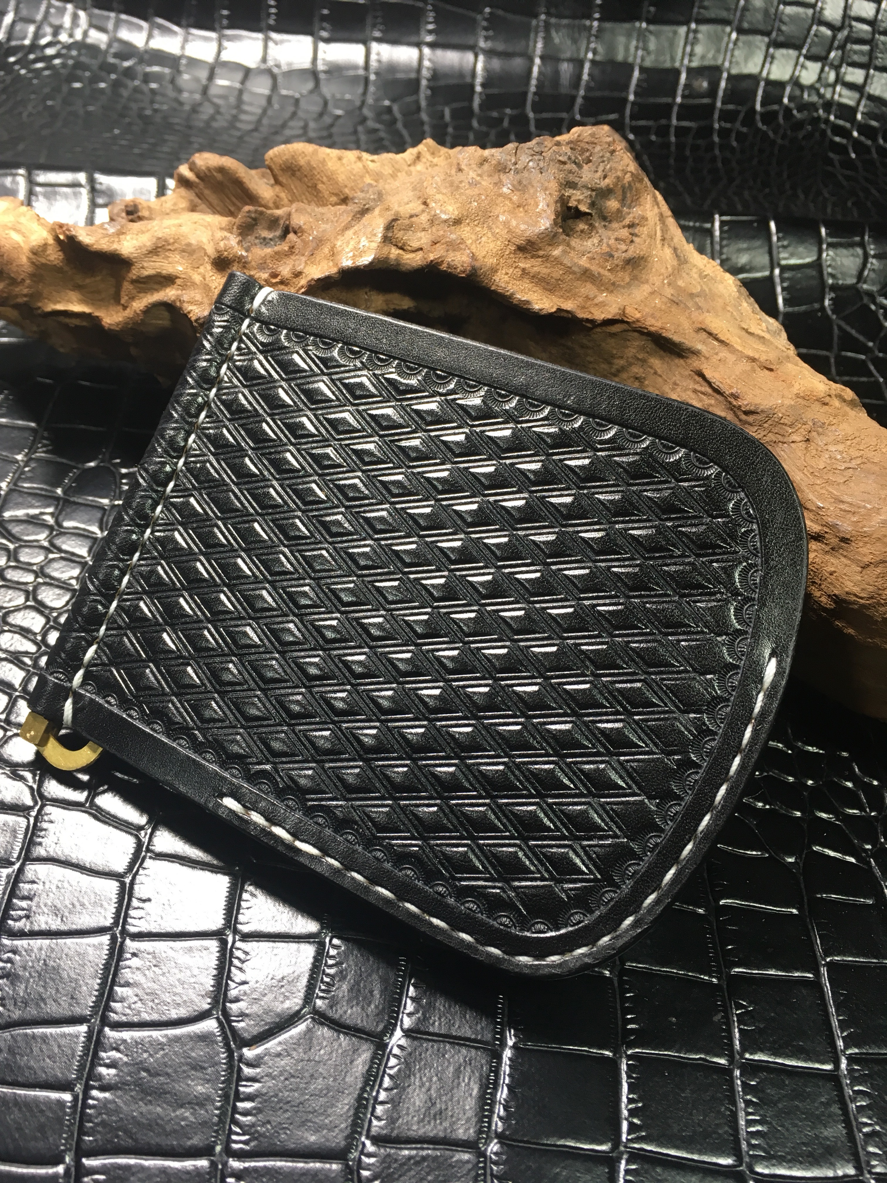 12色から選べる★ 牛革 マネークリップ 札バサミ 【セミオーダー】