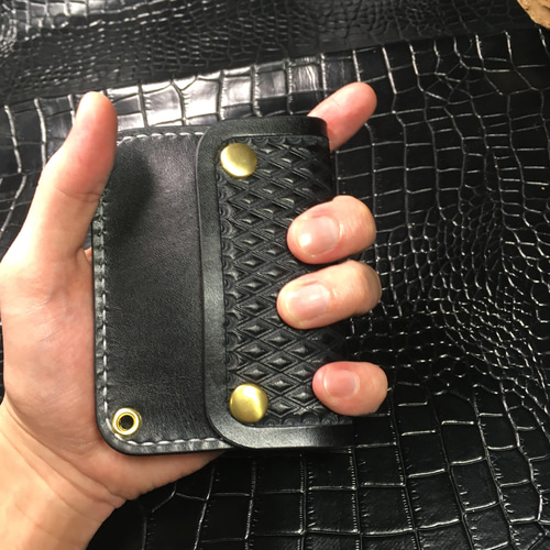全12色】 セミオーダーで作れる☆ トラッカーウォレット 【外装