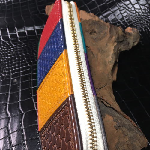 最高の個性を！ 完全オーダーメイド ラウンドジップウォレット 長財布