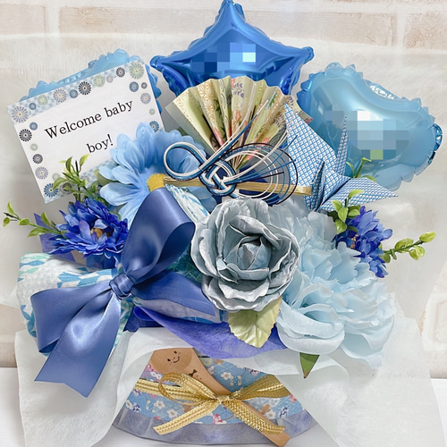 おむつケーキ お菓子ケーキ お菓子ブーケ バルーンギフト バルーン 