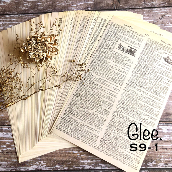 送料無料【S9-1 コラージュ素材】ジャーナル 紙もの 植物 手帳 