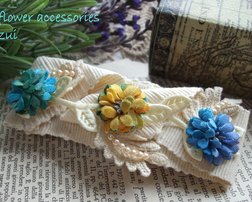 お花のバレッタ♪ 1_658d506ab73f2517832d29942031