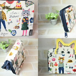 Cat’s　Fashion　ラミネートのミニ財布 3枚目の画像