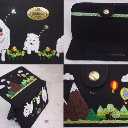 オーダーメイド ご希望刺繍の長財布 その他ミニ財布・コンパクト