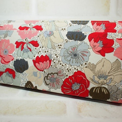 花柄の長財布＆トートバッグ（セット品） 2枚目の画像