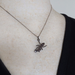 ＜蟲＞蟻ペンダント（CZ) 7枚目の画像