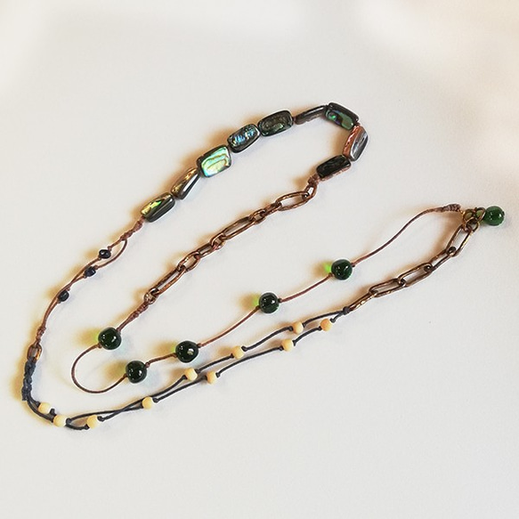 ＜砡＞アヴァロンシェルネックレス 4枚目の画像