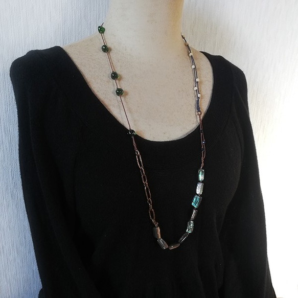 ＜砡＞アヴァロンシェルネックレス 5枚目の画像