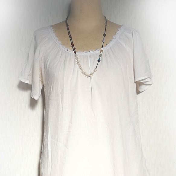 ＜砡＞夜の海のネックレス 5枚目の画像