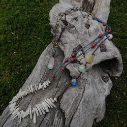 ＜砡＞夜の海のネックレス 2枚目の画像