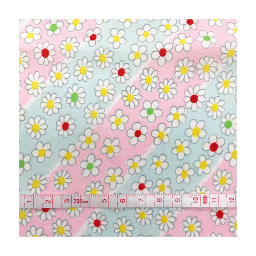 送料無料【10cm単位カット販売】ポップな花模様おしゃれかわいい着物布