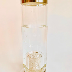 ジェムボトル クリスタル（水晶） 【浄化・能力の開花・幸運】宝石水 波動水 4枚目の画像