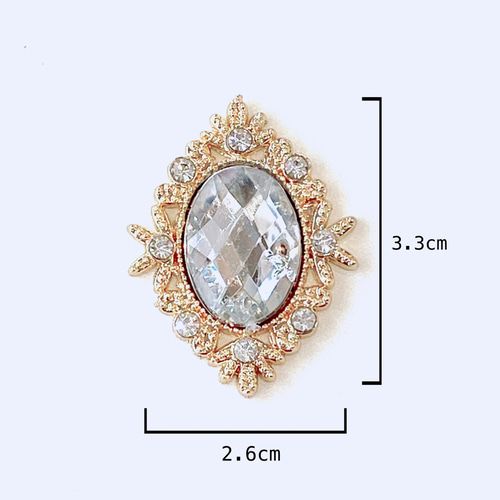 センターパーツ22(クリスタル) 5個 ビジュー・クリスタル Atelier Foxy