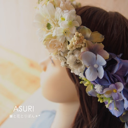 花かんむり（オーダーメイド） ヘッドドレス（ウェディング